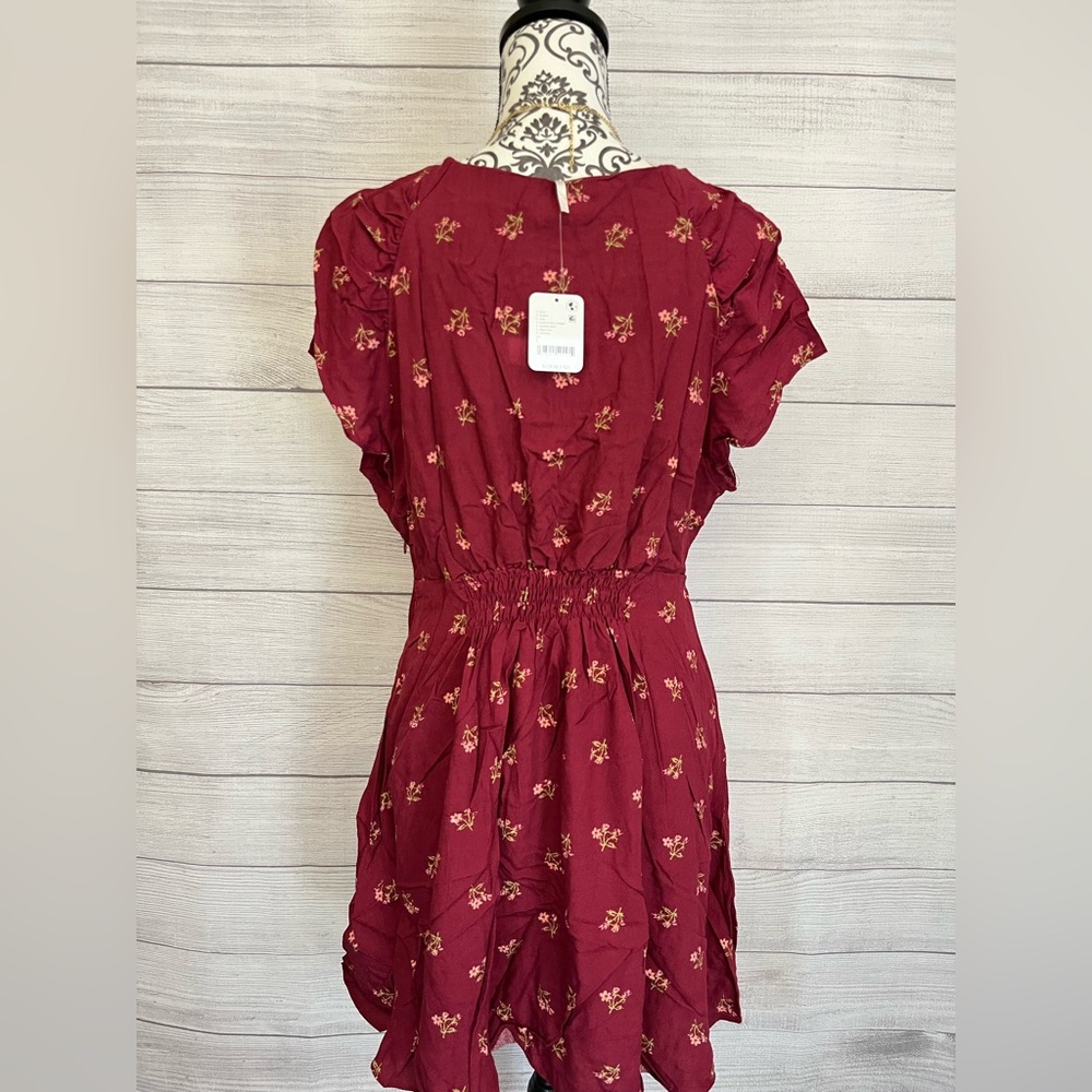 Free People | NWT Floral Mini Dress - Picture 7 of 10